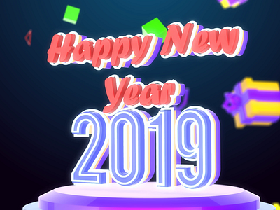 Happy New Year 2019 after effects & element 3D tutorial 2019 3d design 3d motion design 3d motion graphics adobe after effects after effects tutorial element 3d happy new year lighting mograph motion design motion graphics motion pictures rendering