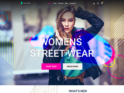 Online fashion store webtemplate design in Figma video tutorials