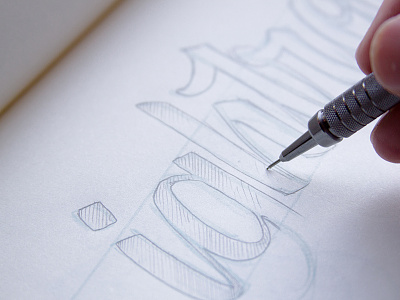 Tightrope Logo Process font handlettering handtype lettering logo type wordmark