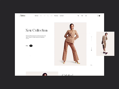 Ecommerce Clothing Store clothing design designer desktop digital digital art dribbble ecommerce fashion fashion design motion store typography ui ui ux ui design web webdesign