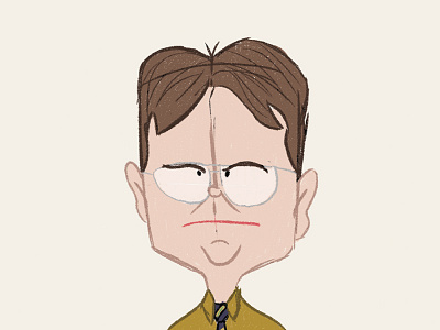 Dwight K. Schrute dwight illustration sketch the office