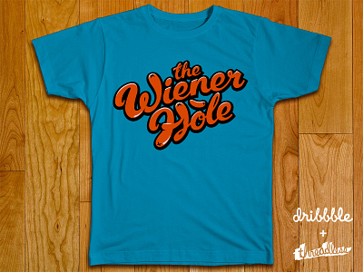 The Wiener Hole hot dog meat sausage shirt threadless typography