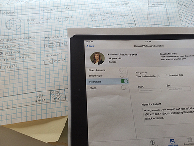 Wireframe To Design graph paper ios ipad sketch wireframe