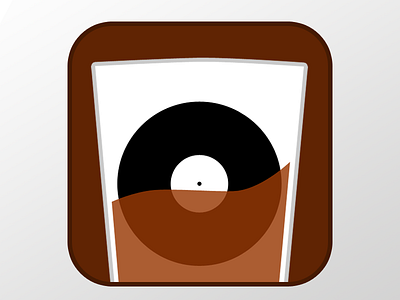 Bourbon and Vinyl Social Media Logo