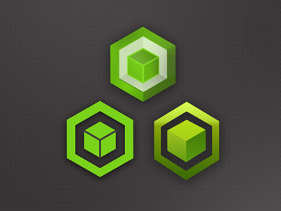 Square Rhythm Logo Ideas 2d 3d box boxes green icon square vector vector icon