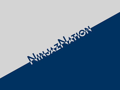 NinjazNation Split Wallpaper design minimal ninjaznation photoshop typography wallpaper wallpapers