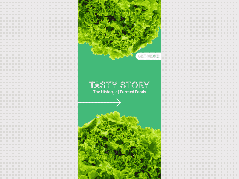 Tasty Story - App UI Concept