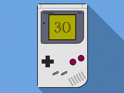 Nintendo Game Boy design game boy gameboy gaming illustration nintendo procreate procreate app