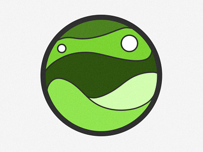 Leo abstract ball circle design green illustration minimal procreate procreate app round