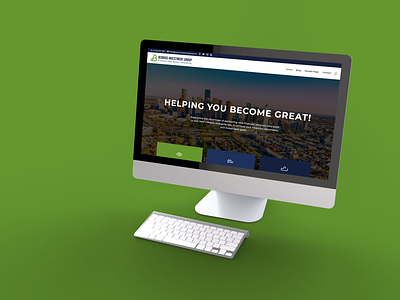 Berrios Realty Group Website Homepage branding design website