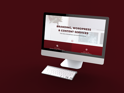 Brand & Press Website Homepage branding design website