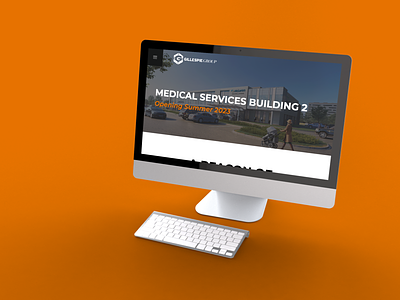 Gillespie Group Medical Services Building 2 Website Landing Page design website