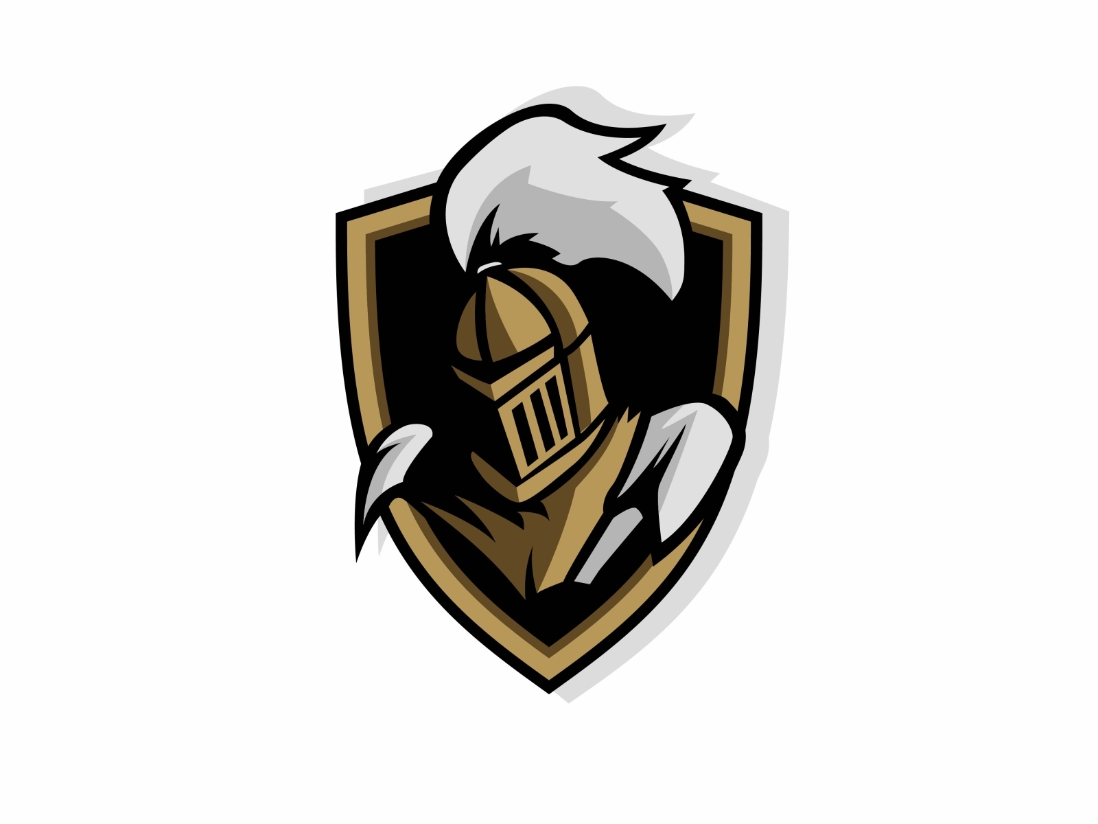 Knight emblem logo by VEEZA DESIGN on Dribbble