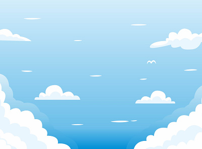 clean blue sky with white cloud illustration background vector air background beautiful beauty blue bright cloud cloudscape color day environment heaven light nature sky spring summer sunlight weather white
