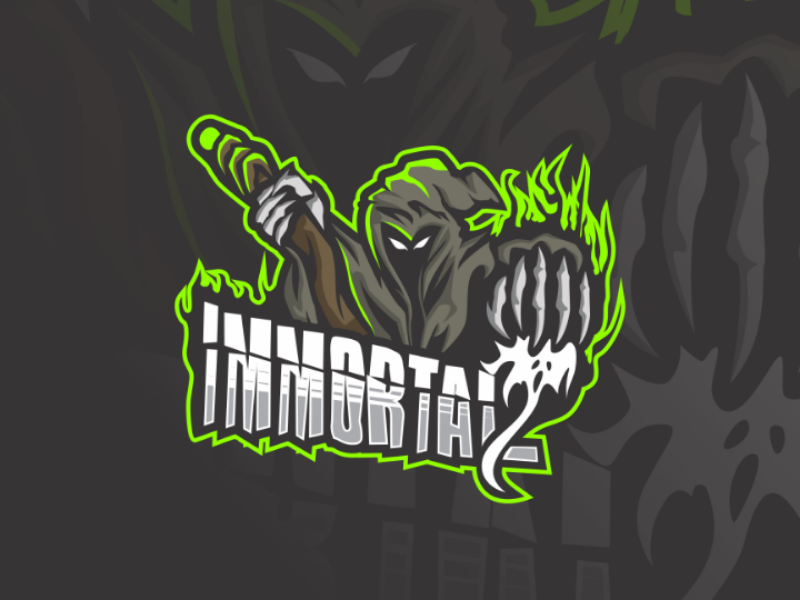 Embroidery Logo Design for Immortal Skateboards by Dynamic | Design #3288033