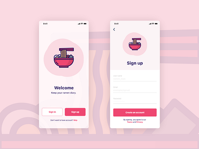 Sign up app branding design icon logo ui ux