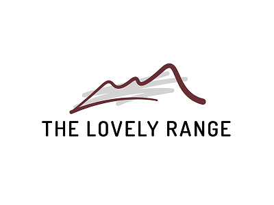 Lovely Range logo mountain