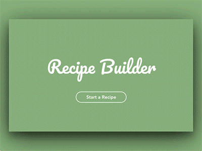 Recipe Builder