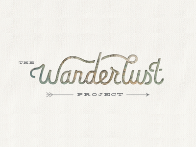 Wanderlust v.3 custom typography design side project the wanderlust project typography