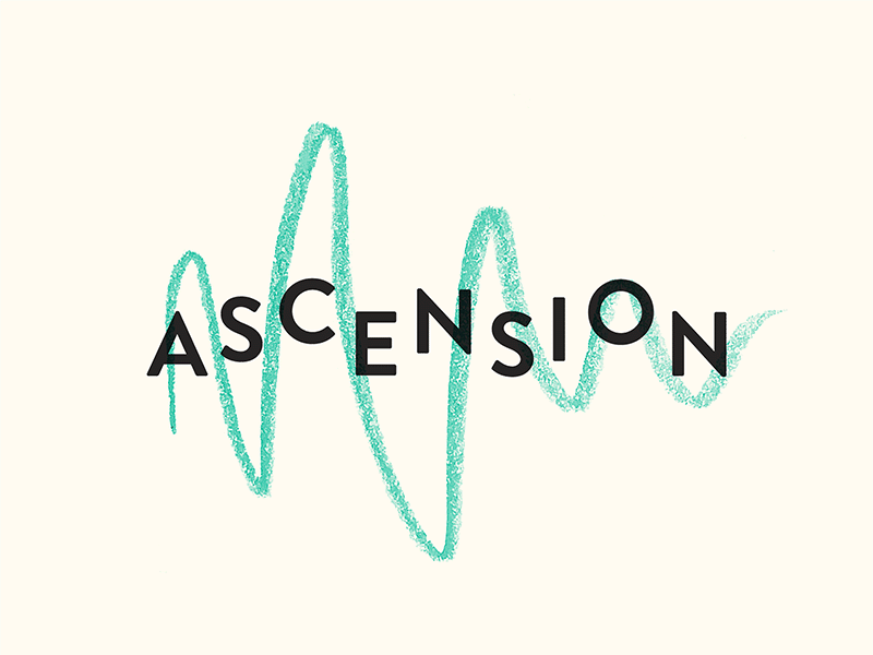 Ascension energy identity jazz logo party texture