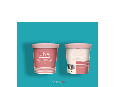 ice cream packaging cool design design flat food packaging design icecream illustration minimalist modern packaging packaging mockup packagingdesign print design typography vector