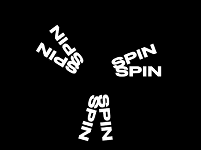 SPIN design kinetictypography motion type