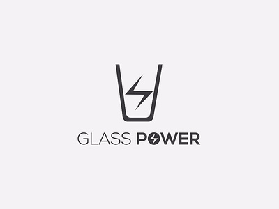 Glass Power Logo Design