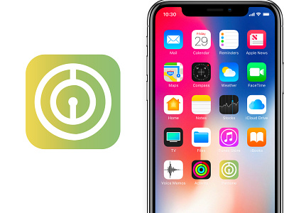 Modern mobile app icon