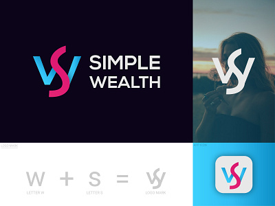 Simple Wealth Logo design logo gradient logo letter logo letter logo design rakibul62 s gradient logo s logo s monogram logo w gradient logo w logo w monogram logo ws gradient logo ws letter logo ws logo ws modern logo ws monogram logo