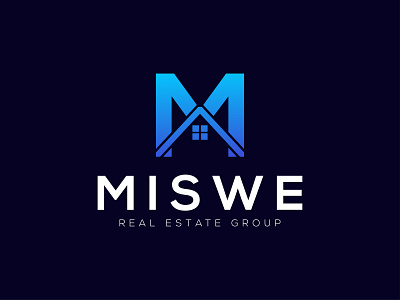 MISWE - real estate group branding design dribbble icon identity illustration logo logo design logodesign logotype m estate logo design m logo m real estate rakibul62 real estate real estate group logo real estate logo ui