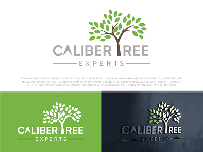 Caliber Tree Experts Logo bushlogo experts logo grasslogo herballogo logo logo design logodesign rakibul62 soillogo tree experts logo tree logo