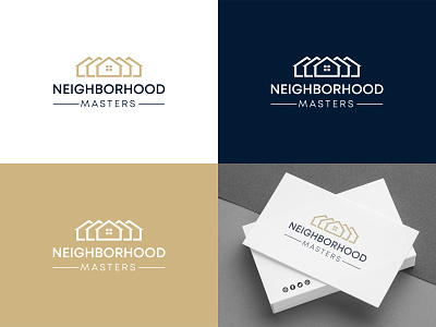 Real Estate Logo - NEIGHBORHOOD MASTERS LOGO