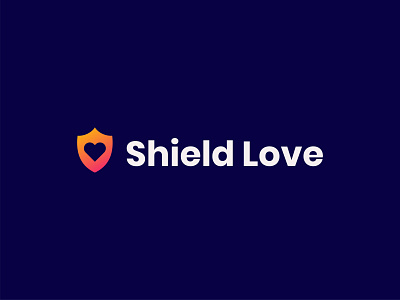 Shield Love Logo - Shield Logo - Love Logo design design love dribbble graphic design icon identity illustration logo logo design logo designer logo lovely logodesign logotype love love logo shield shield logo shield love logo