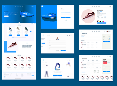 Footwear Design app branding dailyui design drawing first web design illustration uiux