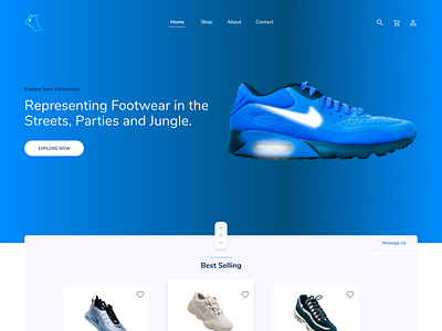 Footwear Home Page