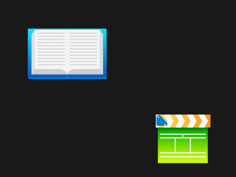 some of my hobbies adobe after effects adobe illustrator animated animation book clouds design dribbble headphones hobbies hobby listening to music madebyjane motiongraphics movie clapper plane reading travelling watching movies