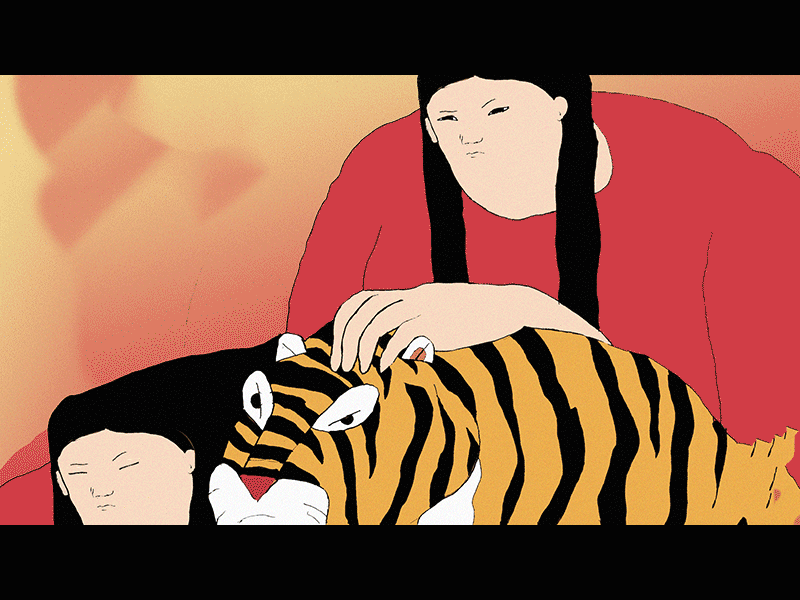 tiger animated gif animation animation 2d draw illustration