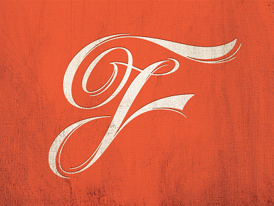 36 Days of Type - F 36daysoftype drop cap f letter lettering script type typography