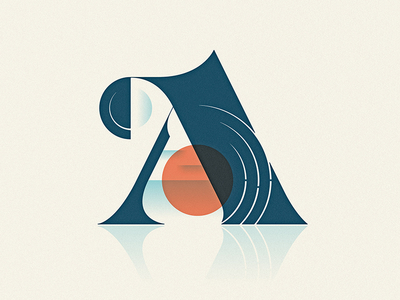 36 Days of Type - A 36daysoftype a capital dropcap illustration letter lettering type typography vector