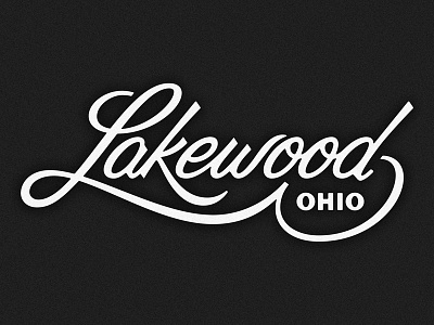 Lakewood Reworked goodtype lettering ohio reworked script type typography