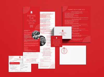 Austin Ed Fund Luncheon Materials branding design print stationery