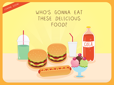 Food Illustrations adobe illustrator cc android game chubby jump food illustrations jr games ui design vector