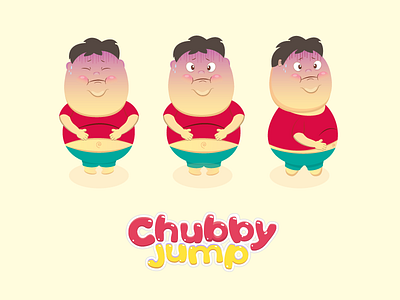 Chubby Jump: Main Character Illustration