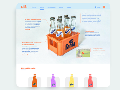 fanta landing page