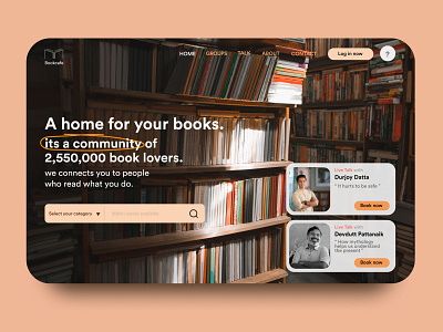 community book club book book club book website daily ui interface design ui uidesign website website design