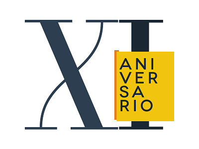Logo Aniversario 11 11 anniversary eleven logo xi