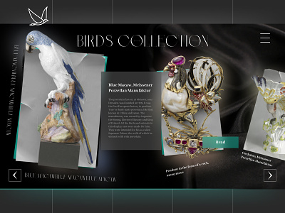 Birds Collection gallery graphic design ui ux