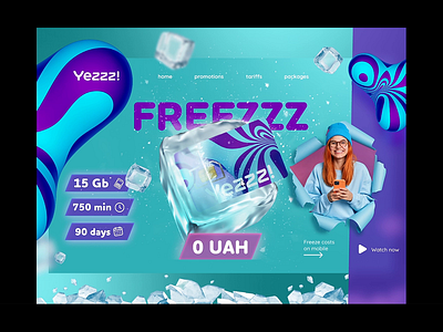 Yezzz! Sim service animation branding des design graphic design logo ui