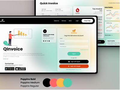 Invoicing SaaS dashboard app dashboard ui illustration productdesign saas app saas design saas website software design user experience uxdesign