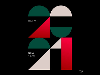 2021 2021 design art greeting card happy holidays happy new year numbers seasons greetings typography